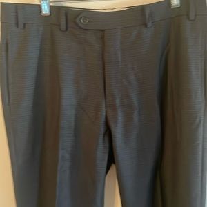 Brooks Brothers flat front regent fit 36x31 charcoal